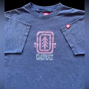 Vintage Y2K Element Skateboards Tee M Bam Margera VTG Skate Tees Early 2000s
